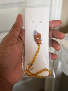 Beaded Hello Kitty Phone Charm Lanyard